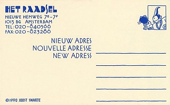 Verhuiskaart Het Raadsel