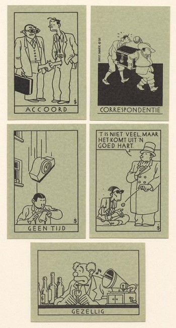 Correspondentie (kaartenset van 5 kaarten met enveloppen)