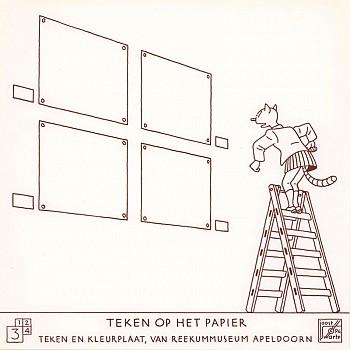 Teken en kleurplaat (set van 4)