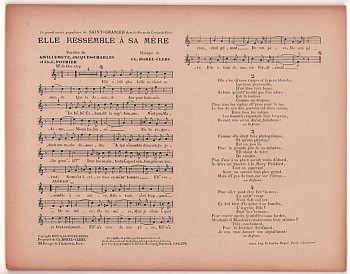 Elle ressemble à sa mère.