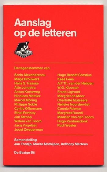 Aanslag op de letteren