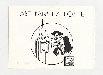 Art dans la poste (met envelop)
