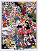 De Serie # 7: De 4 seizoenen - Kleurprent Herfst