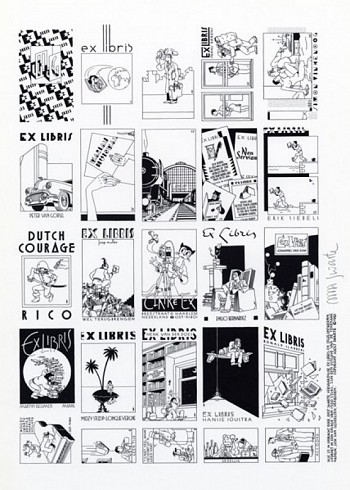 Ex-Libris en zegelontwerpen (zwart-wit)