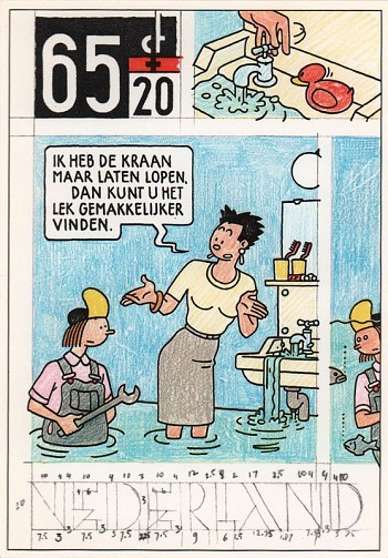 Kaart Kinderpostzegels 1984