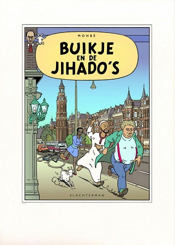 Kuifje persiflage: Buikje