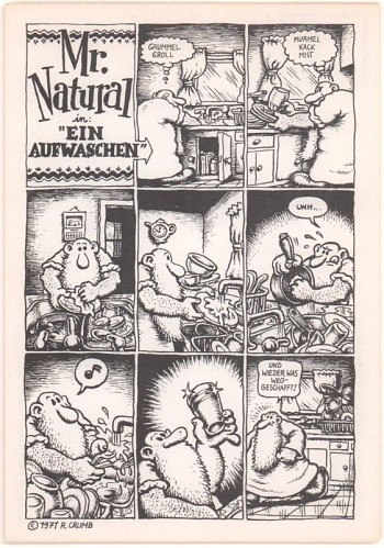 Mr. Natural in 'Ein aufwaschen'