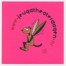 Sticker Jeugdtheaterdagen (roze)