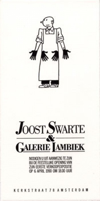 Uitnodiging Joost Swarte & Galerie Lambiek