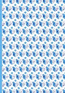 Wrapping paper Blue