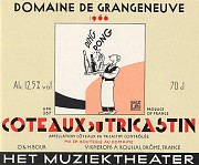 Wijnetiket Coteaux du Tricastin (1986)