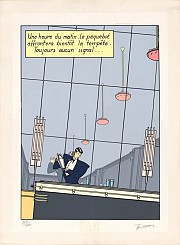 Une heure du matin. Le paquebot affrontera bientôt la tempête. Toujours aucun si