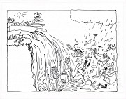 Originele tekening voor Algemeen Dagblad